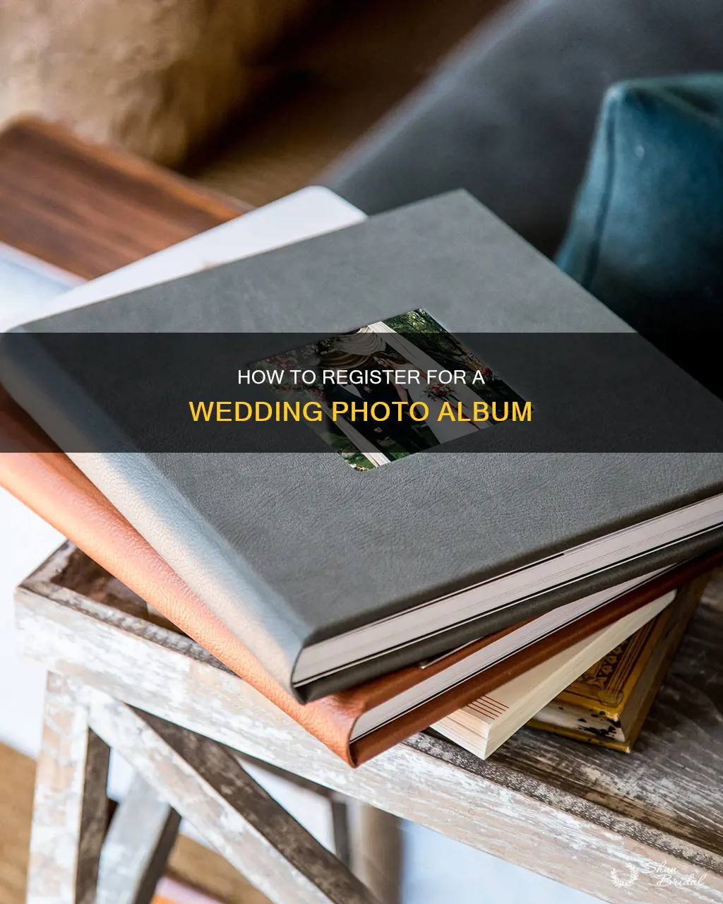 can I register for wedding photo album