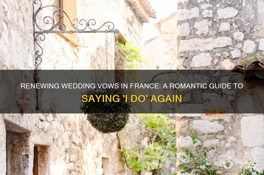 can i renew my vows in france