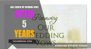 Renewing Wedding Vows: A Five-Year Itch?