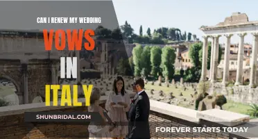 Renewing Wedding Vows in Italy: Is It Possible?