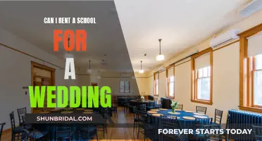 Renting a School for a Wedding: Is It Possible?