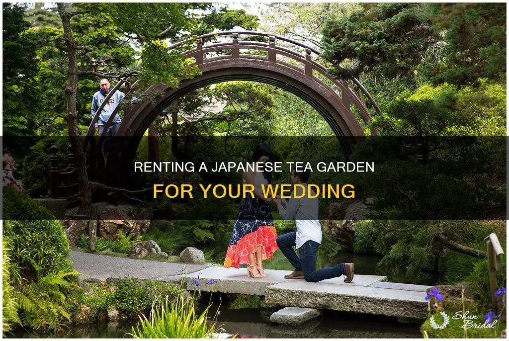 can I rent japanese tea garden wedding