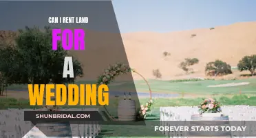 Renting Land for a Wedding: Is It Possible?