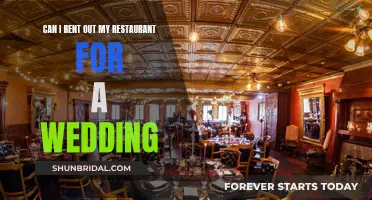 Renting Out Your Restaurant for a Wedding: What You Need to Know