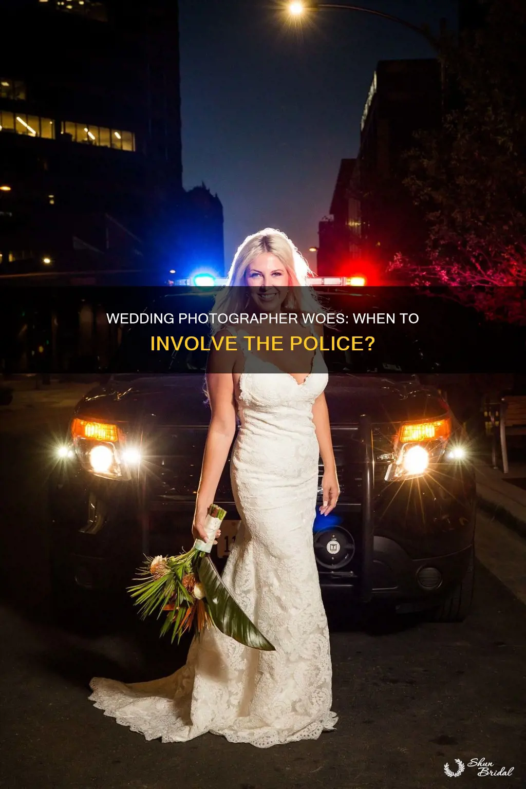 can I report ti police a wedding photographer