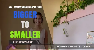 Resizing Wedding Dresses: Bigger to Smaller, Possible?