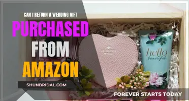 Returning Wedding Gifts: Amazon's Policy Explained