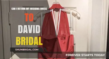 Returning Wedding Dresses: David's Bridal Policy Explained