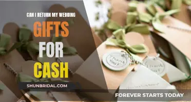 Returning Wedding Gifts: Can I Exchange for Cash?