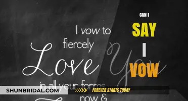 Can I Say 'I Vow'? Understanding the Power and Meaning Behind the Words