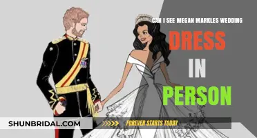 Where to See Meghan Markle's Wedding Dress Up Close