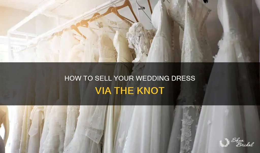 can I sell my wedding dress on the knot