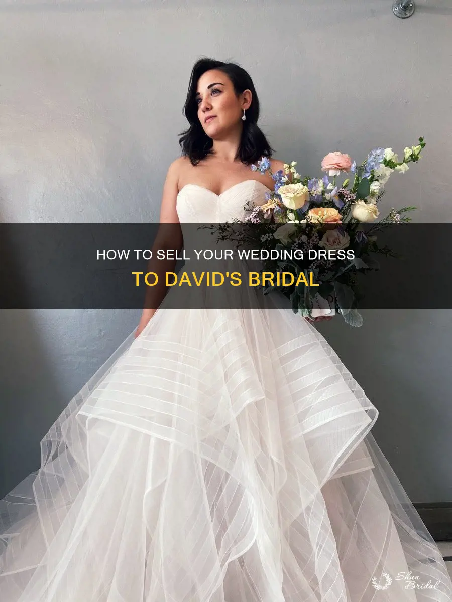 can I sell my wedding dress to david