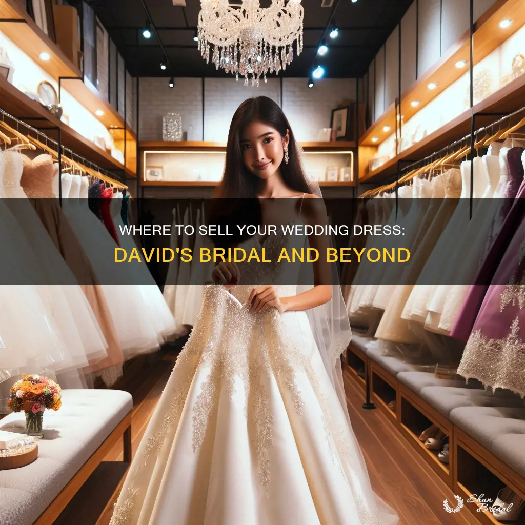 can I sell my wedding dress to davids bridal