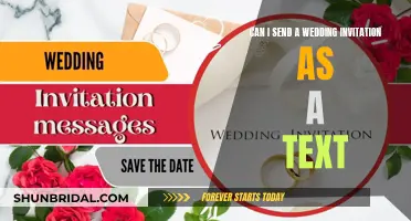 Texting Wedding Invites: Is It Ever Okay?