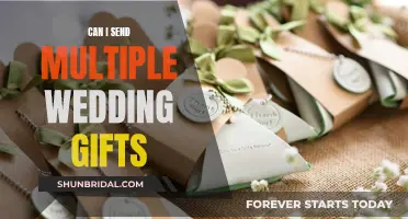 Sending Multiple Wedding Gifts: Is It Acceptable?