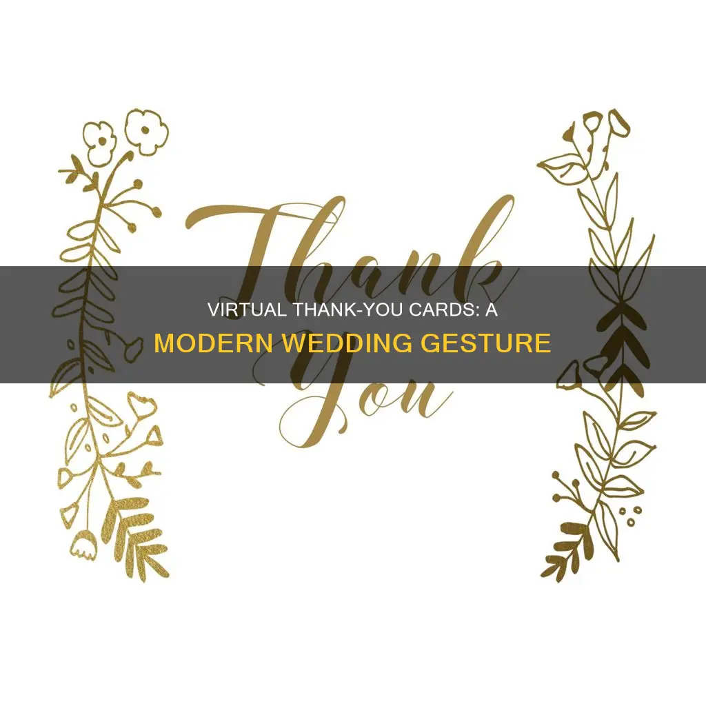 can I send virtual thank you cards wedding