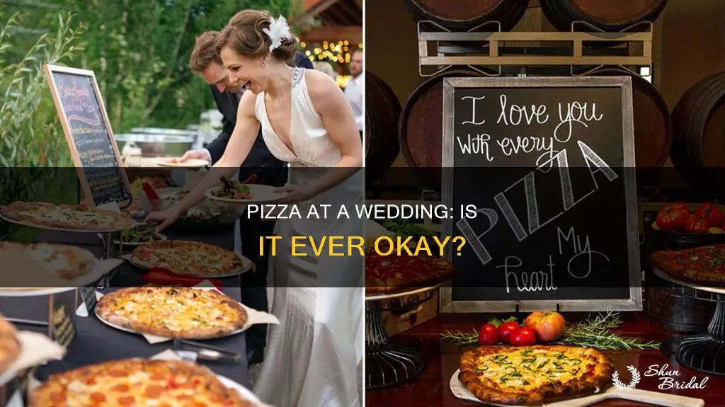 can I serve pizza at my wedding