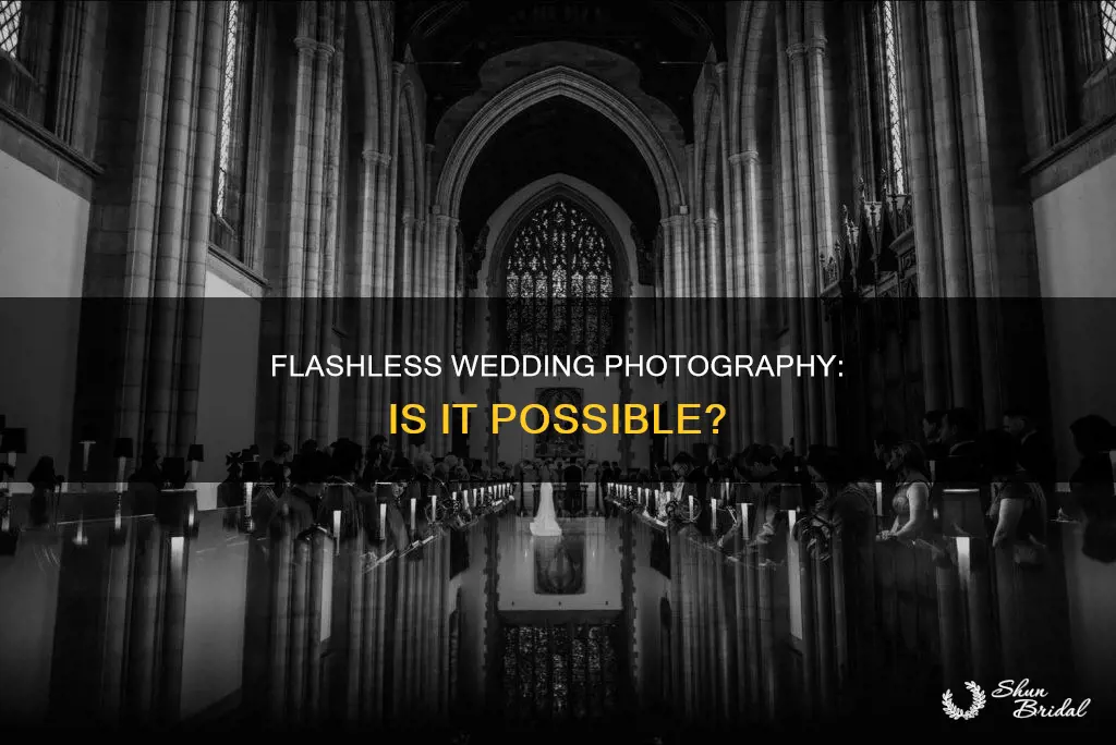 can I shoot a wedding without a flash