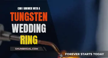 Shower-Safe Wedding Rings: Tungsten's Water Resistance