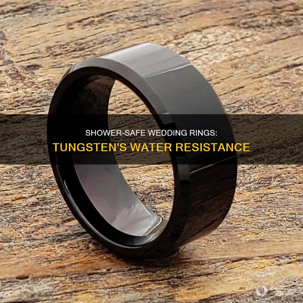 can I shower with a tungsten wedding ring