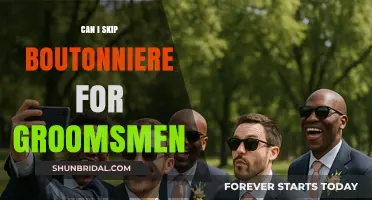 Skipping Boutonnieres for Groomsmen: A Modern Wedding Trend or Miss?