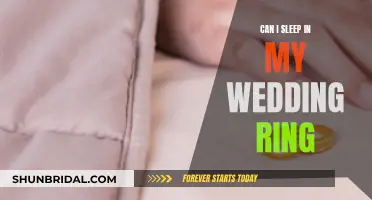 Wedding Ring While Sleeping: Is It Safe?