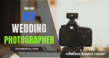 Litigating Wedding Photography: Can I Sue My Photographer?