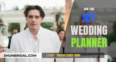 Wedding Planner Disaster: Can I Sue?