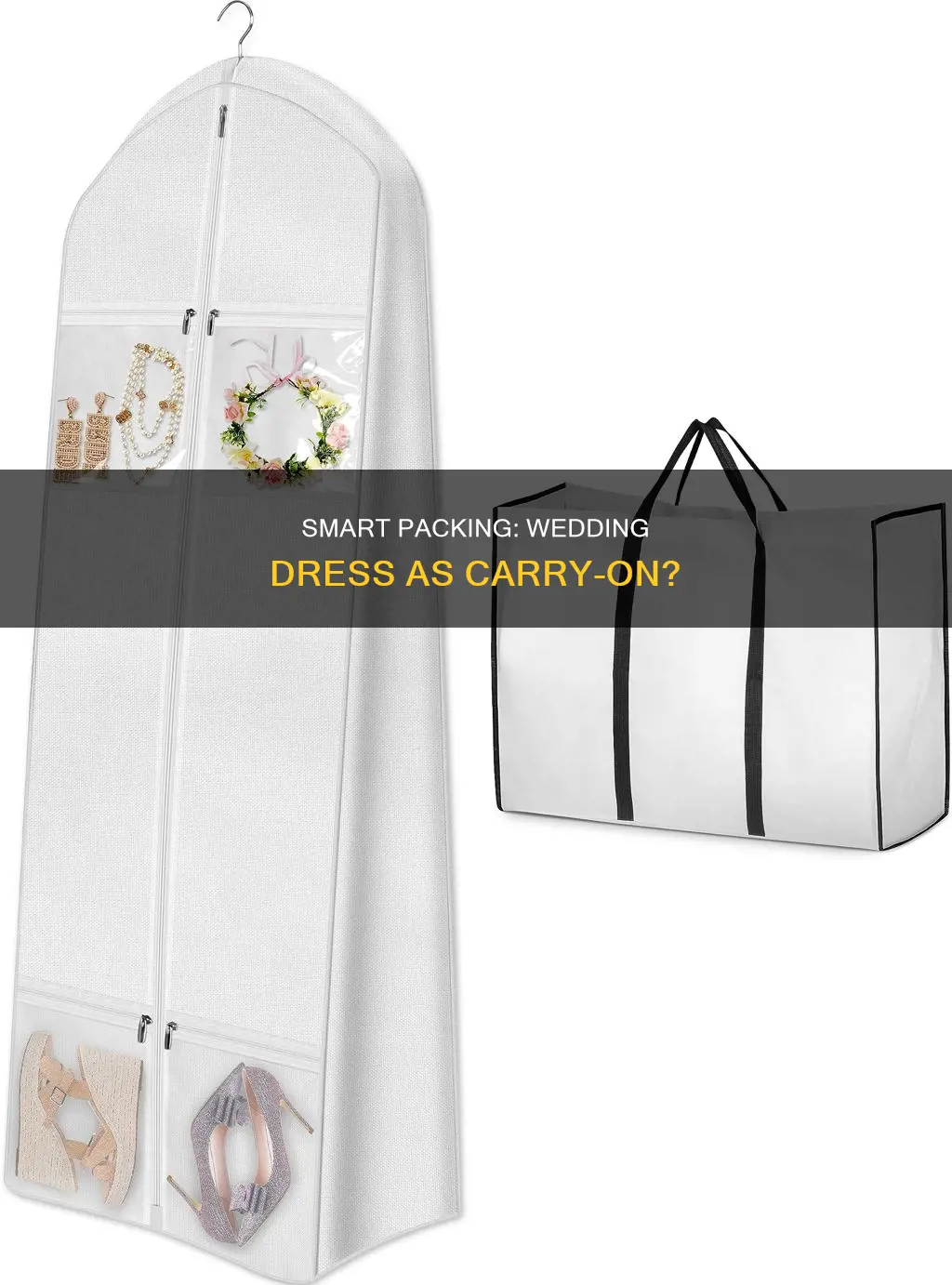 can I take my wedding dress as hand luggage