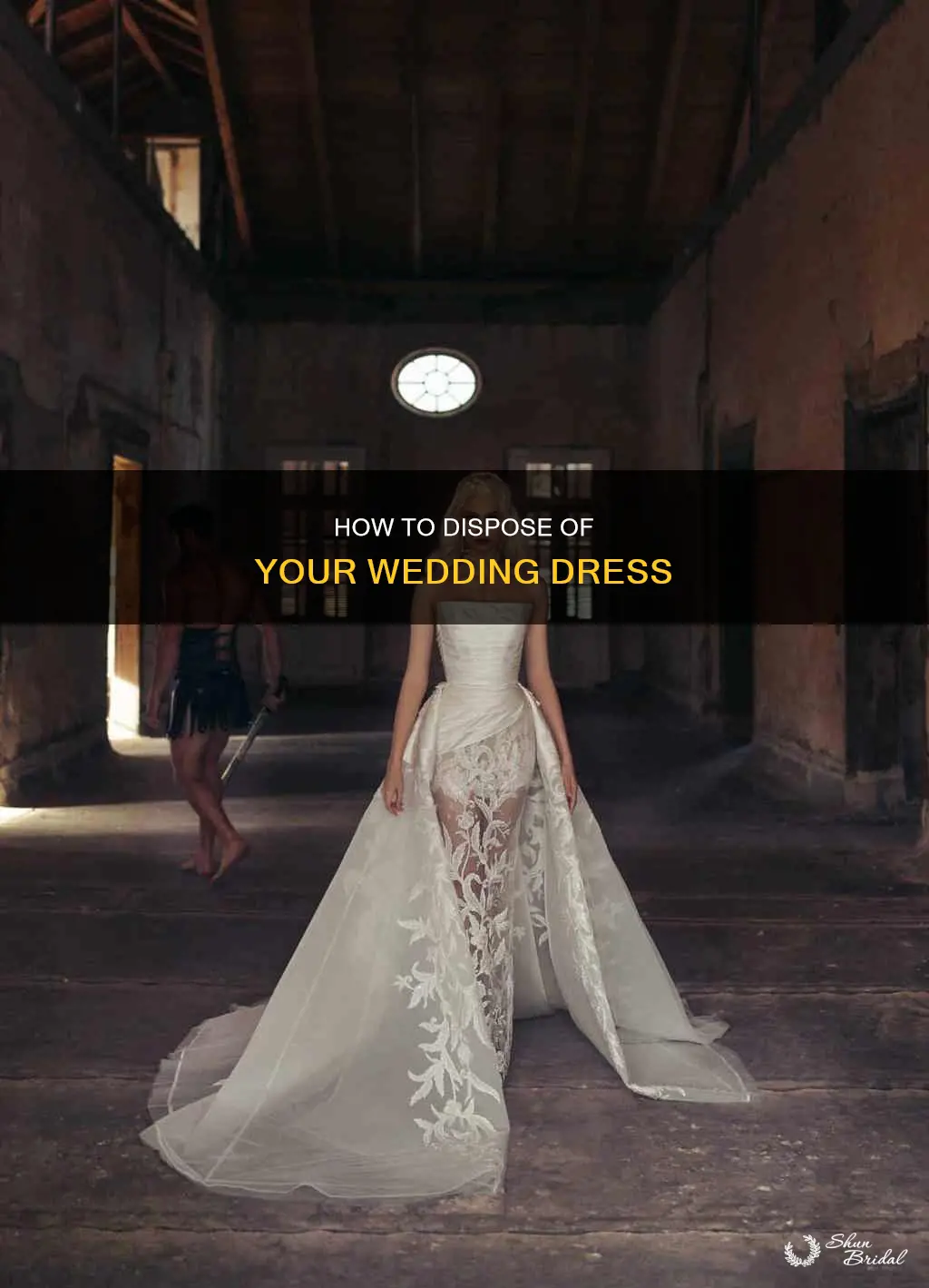 can I throw away a wedding dress