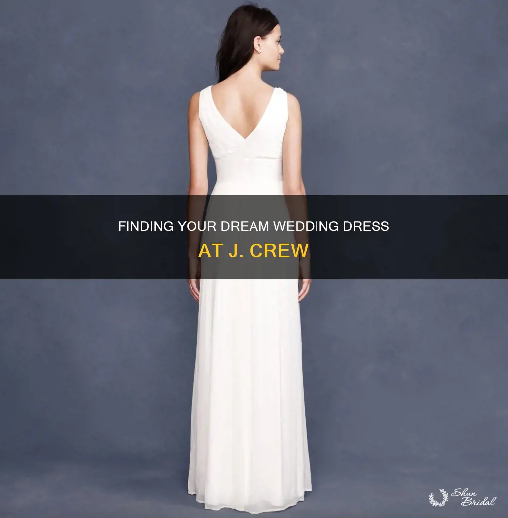 can I try on wedding dresses at j crew