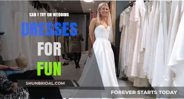 Trying on Wedding Dresses: Fun or Folly?