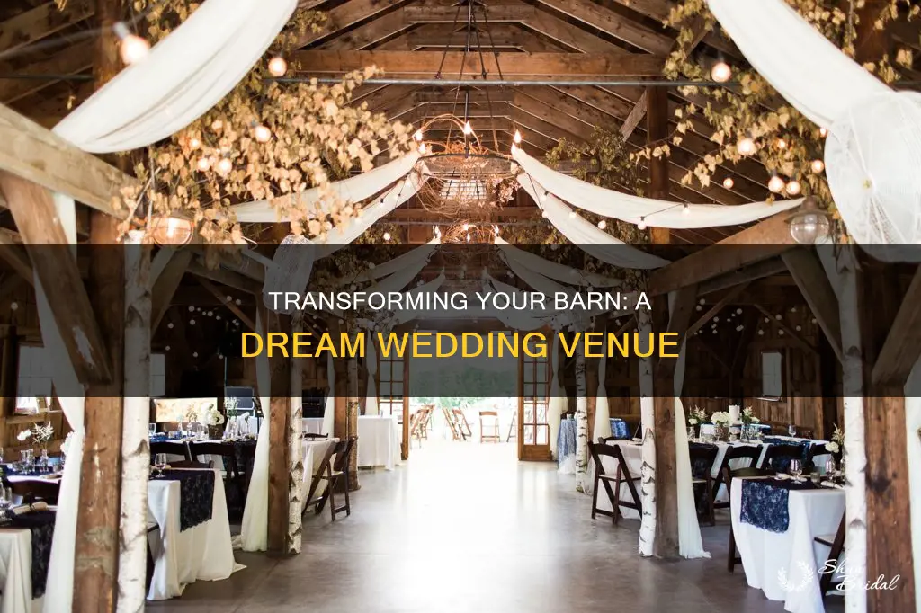 can I turn my barn into a wedding venue