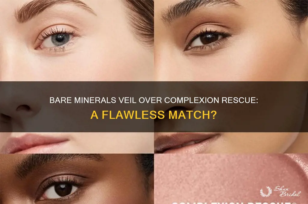 can i use bare minerals veil right over complexion rescue