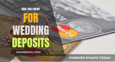 Using Credit for Wedding Deposits: A Smart Move?