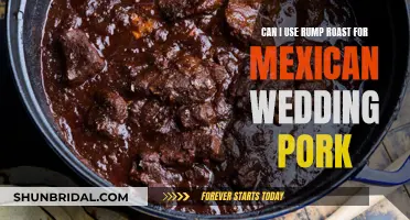 Rump Roast: A Mexican Wedding Pork Substitute?