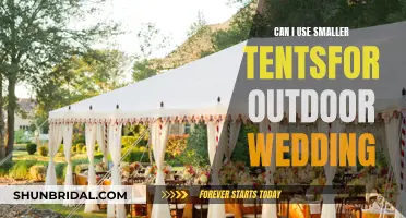 Smaller Tents for Outdoor Weddings: A Good Idea?