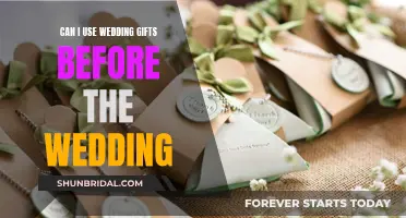 Using Wedding Gifts: Before or After the Big Day?