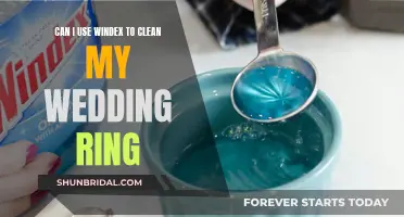 Sparkle Your Wedding Ring with Windex: Safe or Not?