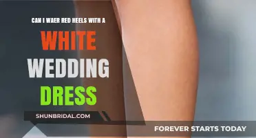 White Wedding Dress and Red Heels: A Bold Choice?