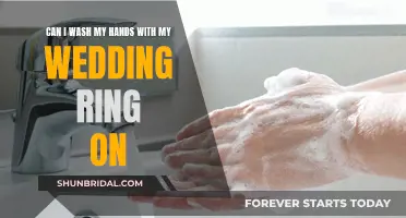 Keep Your Wedding Ring On While Washing Your Hands?