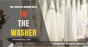Washing Your Wedding Dress: Machine Washable?