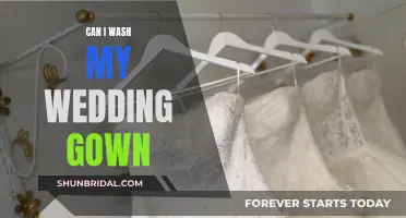 How to Clean Your Wedding Gown at Home