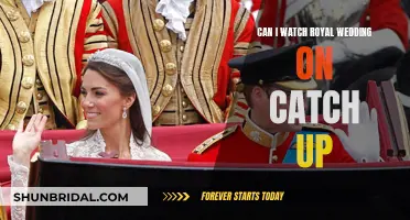 Catch Up: Royal Wedding Viewing Options