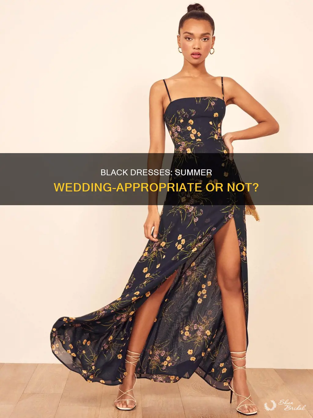 can I wear a black dress at a summer wedding