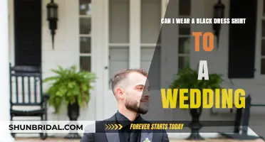Black Dress Shirts: Wedding-Appropriate or Not?