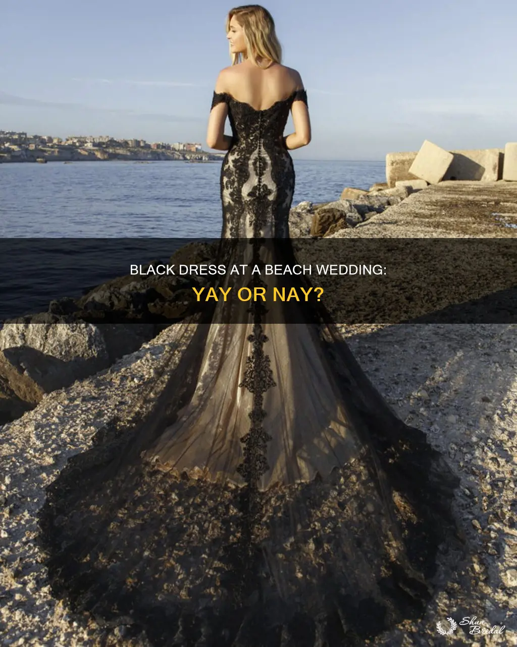 can I wear a black dress to a beach wedding