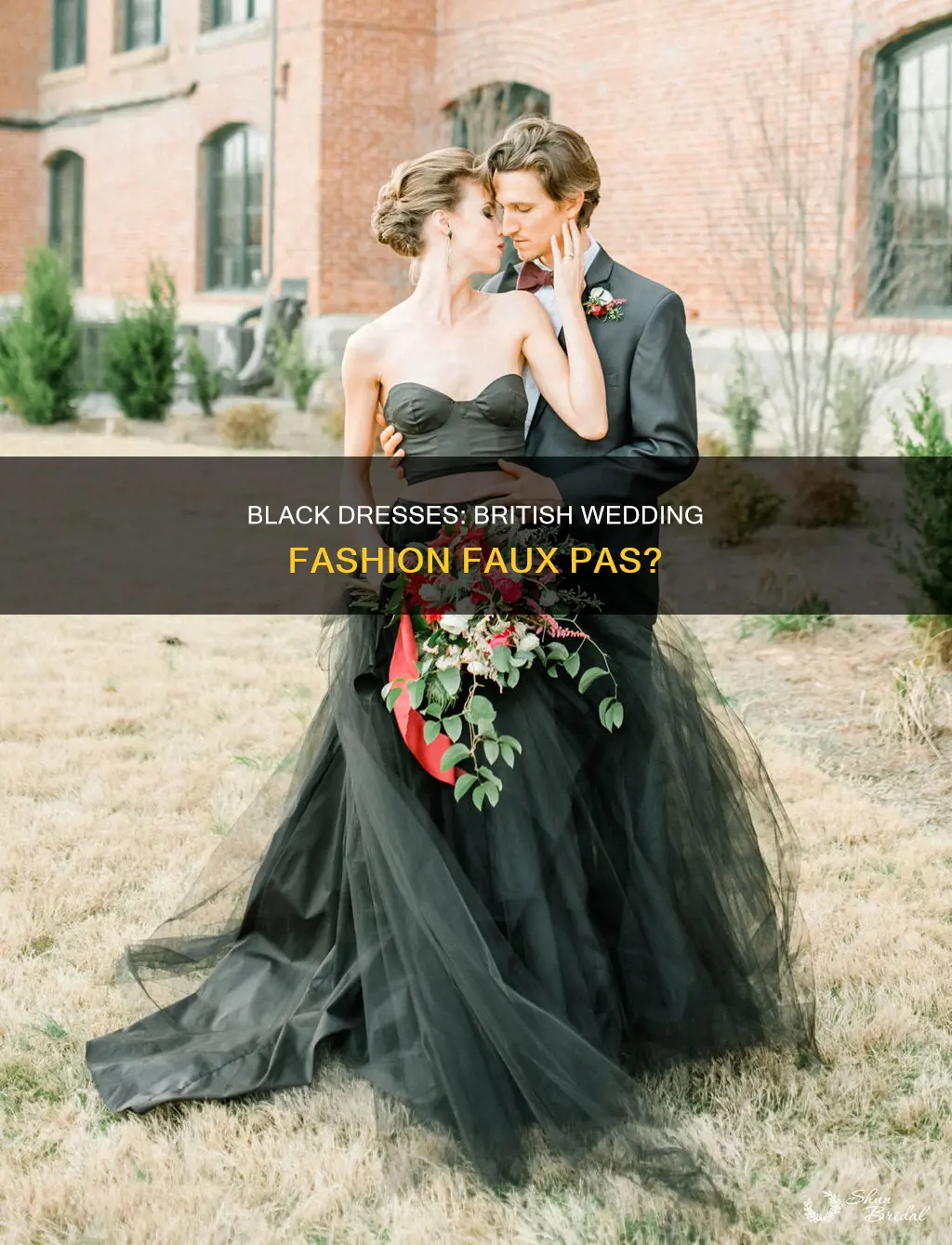can I wear a black dress to a british wedding