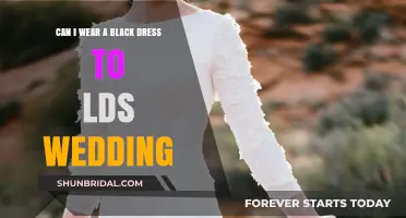Black Dresses at LDS Weddings: What's Appropriate?